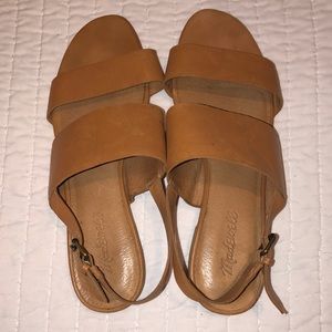 Gently worn brown sandals!